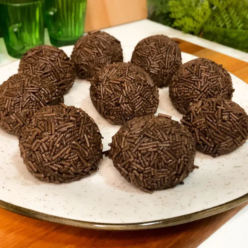 brigadeiro de banan fit